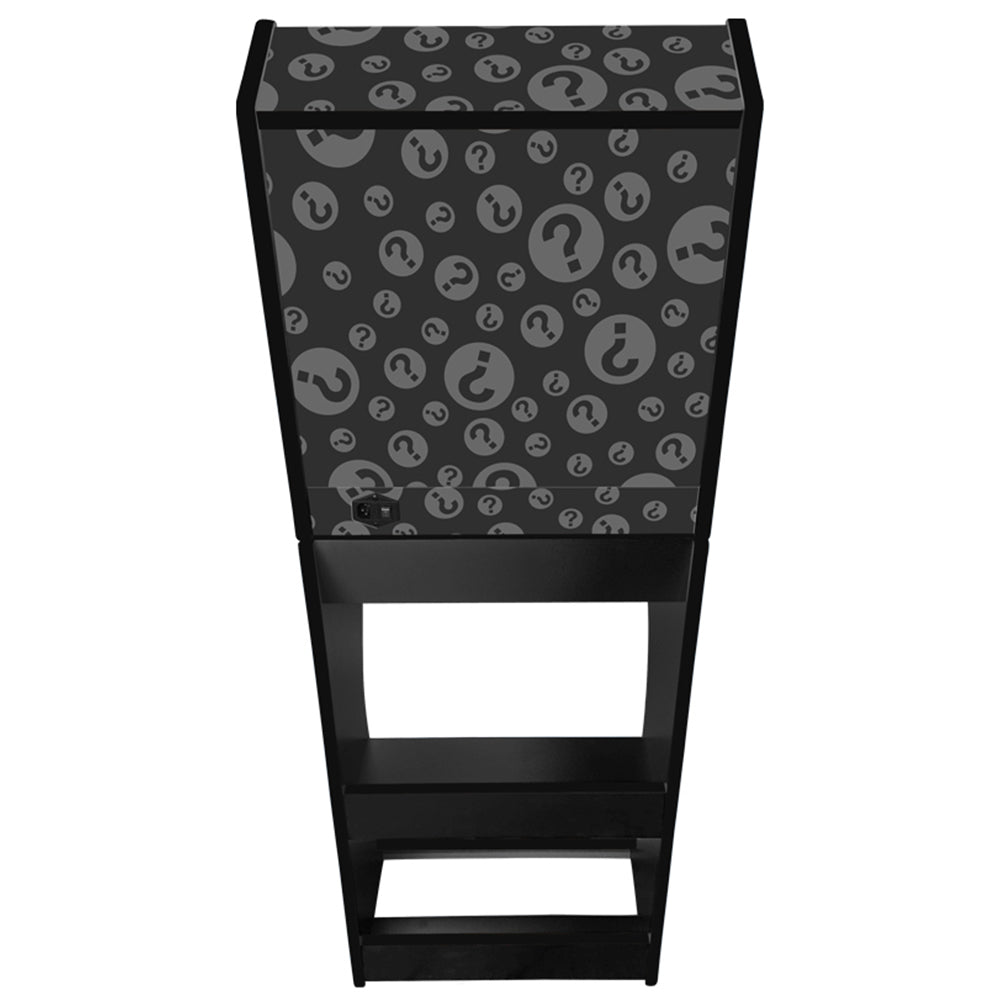 Custom themed two-player arcade machine rear example