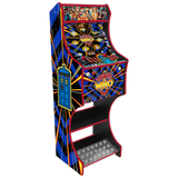 Doctor Who themed two-player arcade machine front angle view