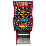 Doctor Who themed two-player arcade machine front view