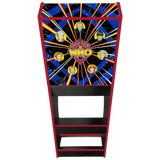 Doctor Who themed two-player arcade machine rear view