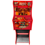 Dungeons and Dragons themed two-player arcade machine front view