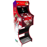 England Rugby World Cup themed two-player arcade machine front angle view