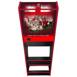 England Rugby World Cup themed two-player arcade machine rear view