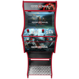 God of Wars v1 themed two-player arcade machine front view