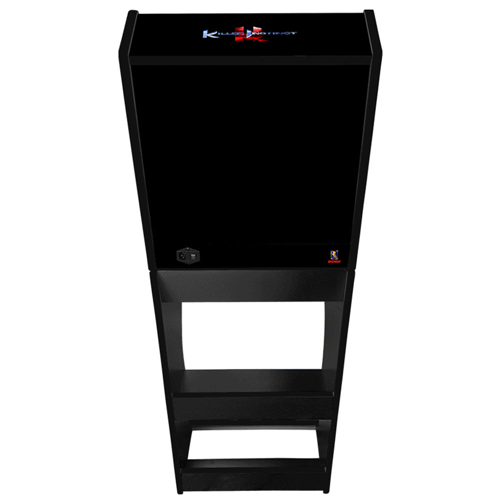 Killer Instinct themed two-player arcade machine rear view