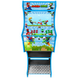 Mario and Luigi themed two-player arcade machine front view