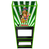 Multicade v1 themed two-player arcade machine rear view