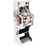 Neo Geo themed two-player arcade machine front view
