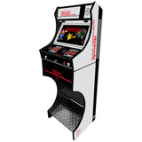 NES themed arcade machine control panel close-up