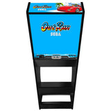 Outrun v1 themed arcade cabinet right side view