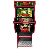 Predator themed arcade cabinet left side view