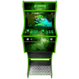 Re-animator themed arcade cabinet left side view