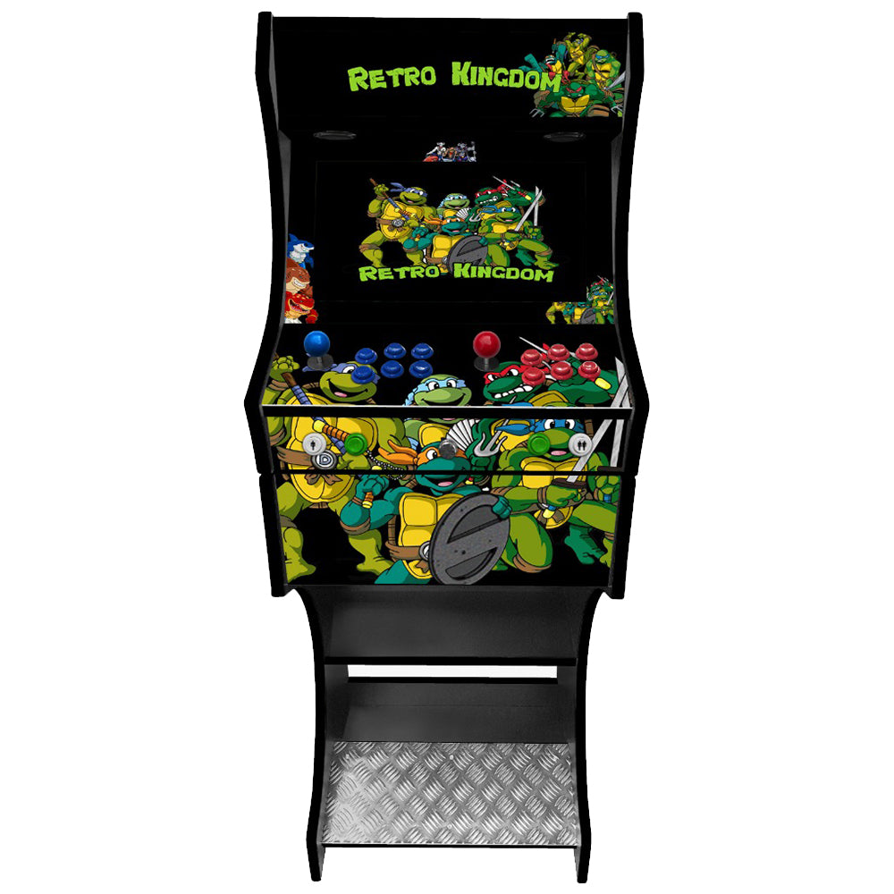 Retro Arcade themed cabinet left side view