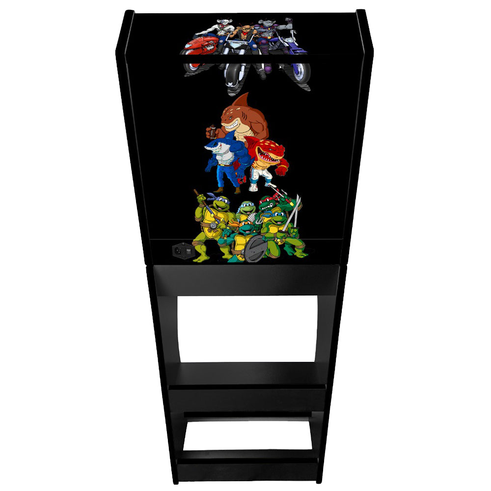Retro Arcade themed cabinet right side view