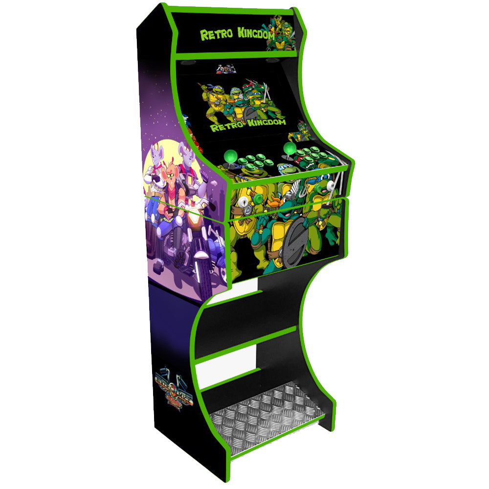 Retro Arcade themed two-player arcade machine front view