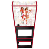 Retro Roller themed arcade cabinet right side view