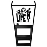 SKA themed two-player arcade machine rear view