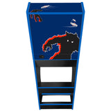 Space Invaders classic arcade machine – cabinet artwork detail