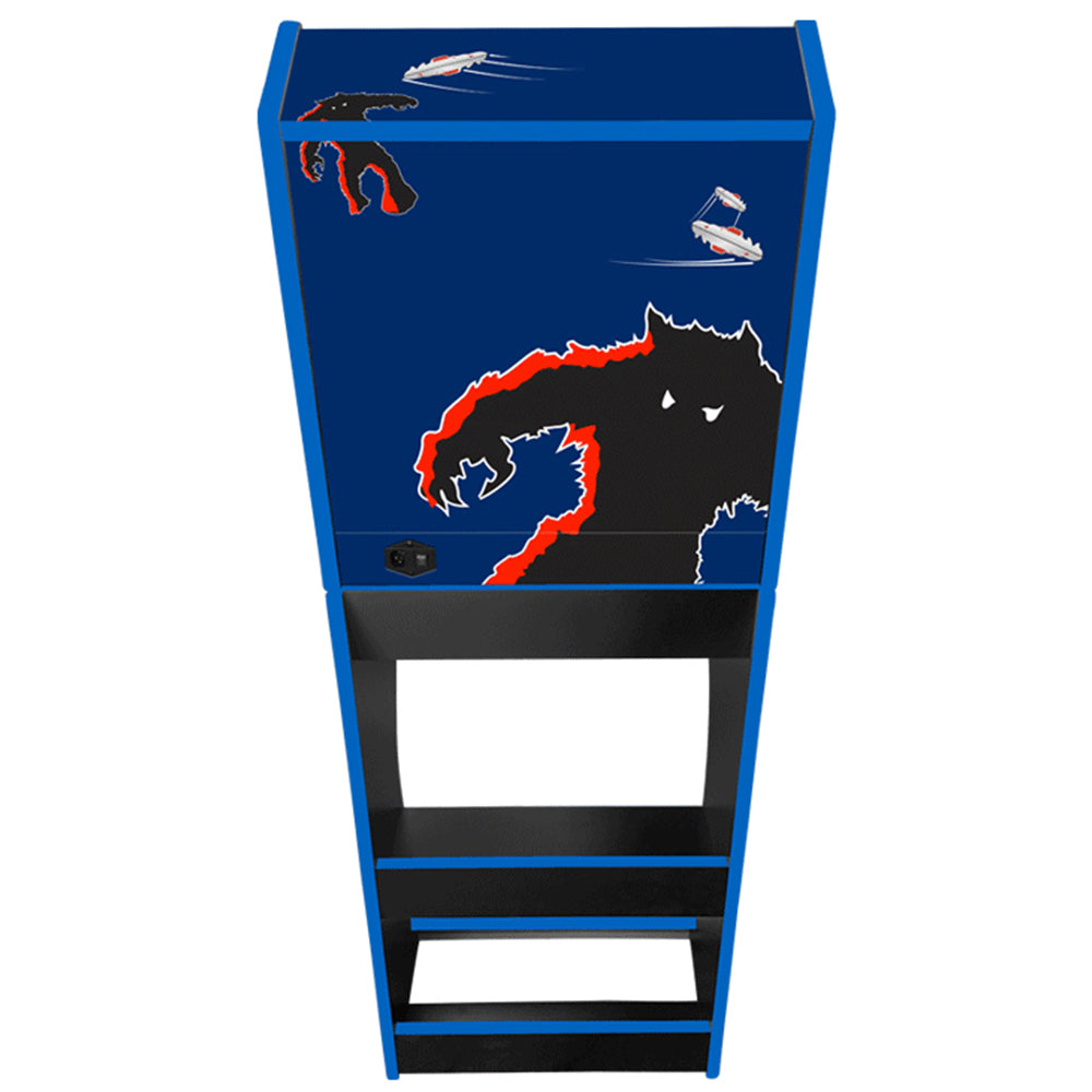 Space Invaders classic arcade machine – cabinet artwork detail