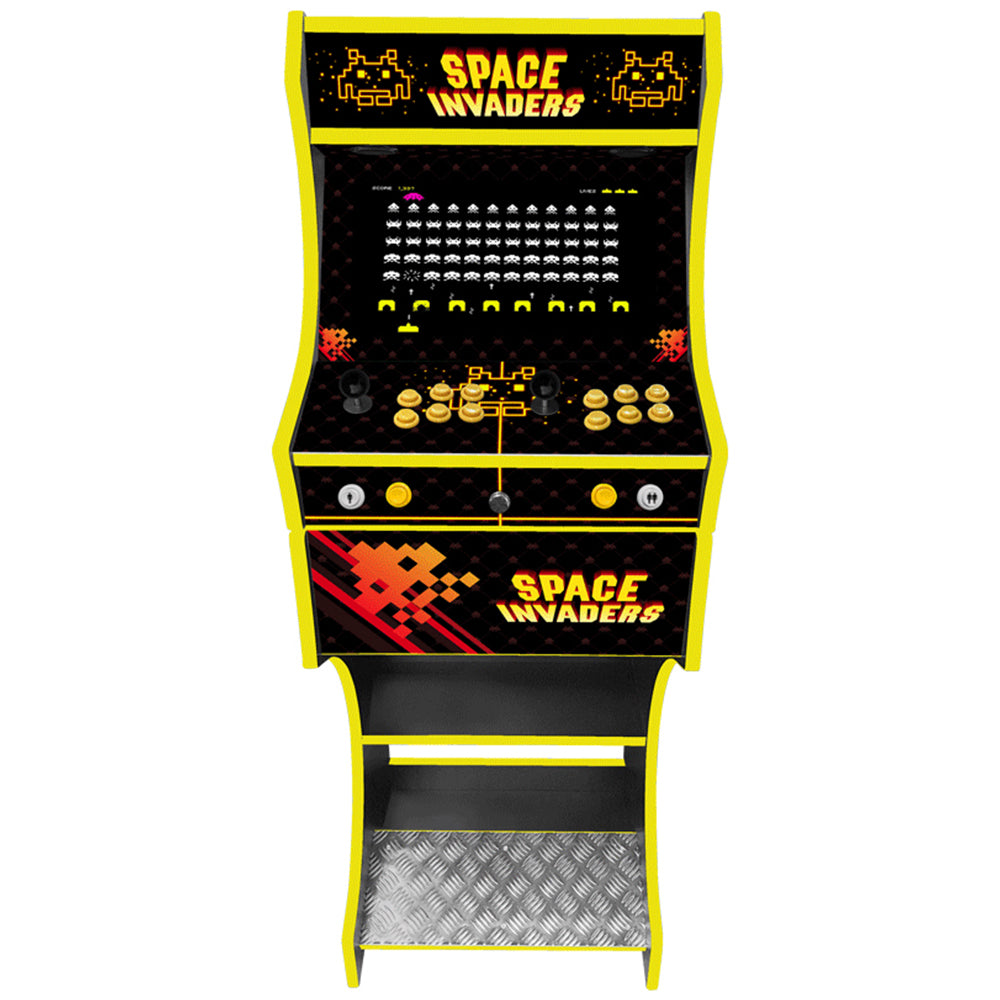 Space Invaders v2 arcade machine – two-player control panel