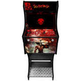 Splatter House arcade machine – side cabinet artwork view
