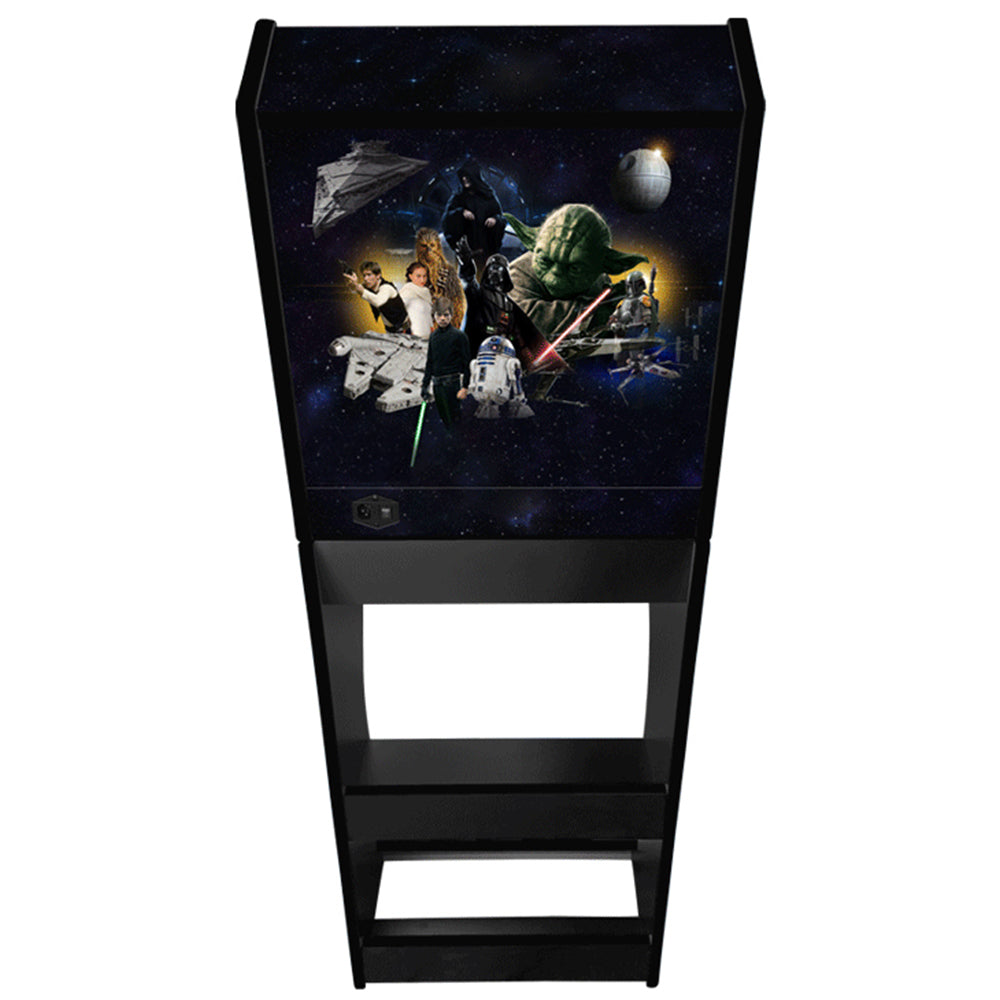 Star Wars arcade cabinet right-side artwork view