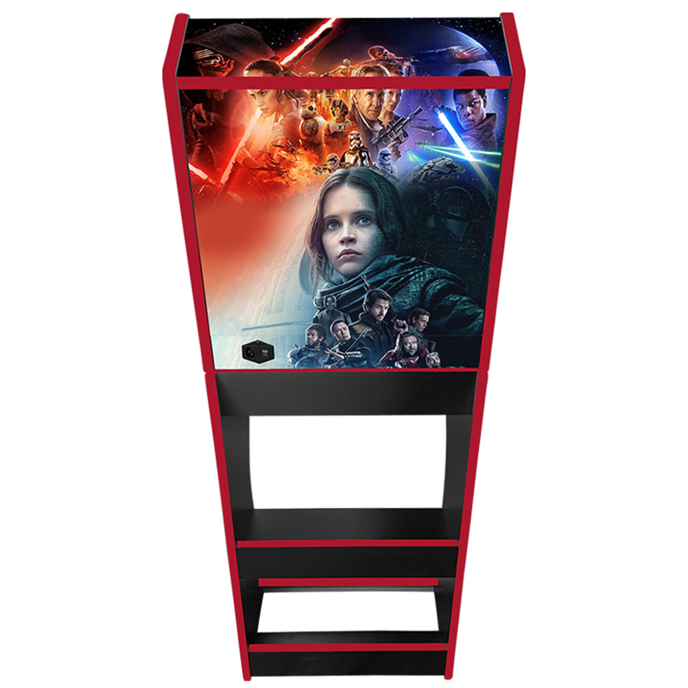 Star Wars v2 arcade cabinet right-side artwork view