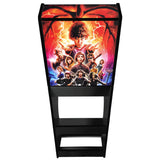 Stranger Things arcade cabinet right-side artwork view