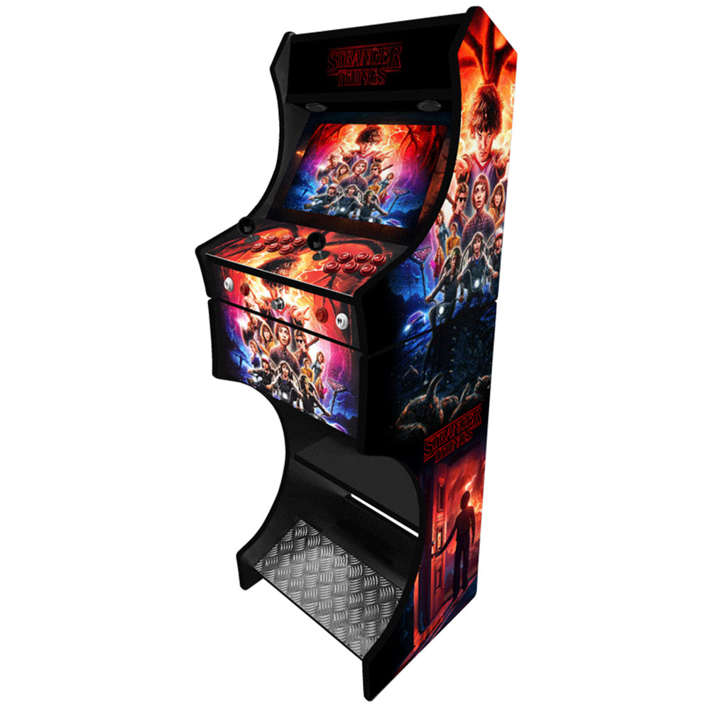 Stranger Things arcade machine two-player control panel