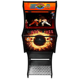 Street Fighter v1 arcade cabinet left-side artwork view