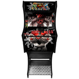 Street Fighter v3 arcade cabinet left-side artwork view