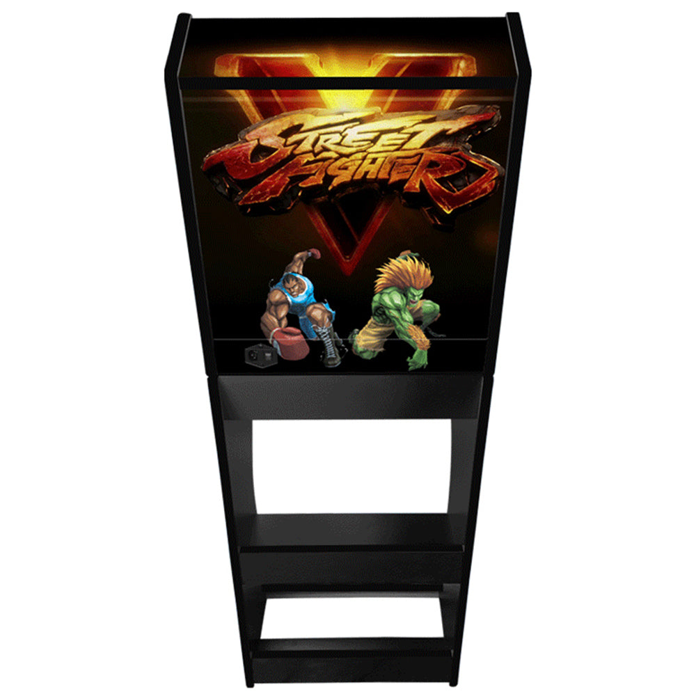 Street Fighter v3 arcade cabinet right-side artwork view