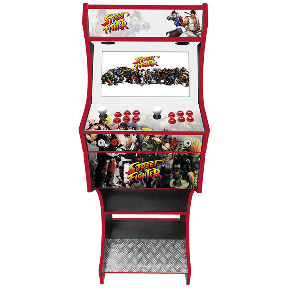 Street Fighter v4 arcade cabinet left-side artwork view