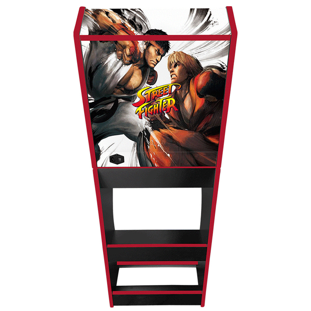 Street Fighter v4 arcade cabinet right-side artwork view