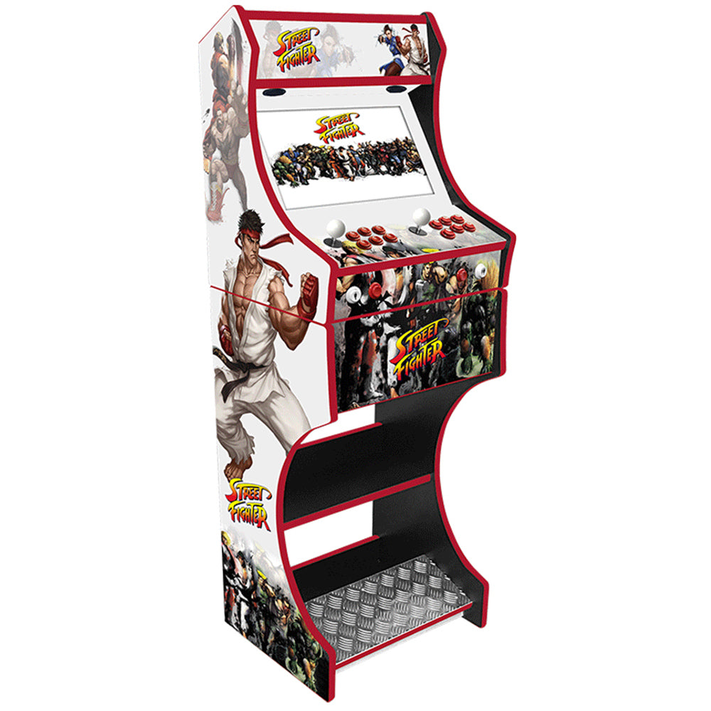 Street Fighter v4 two-player arcade machine front view