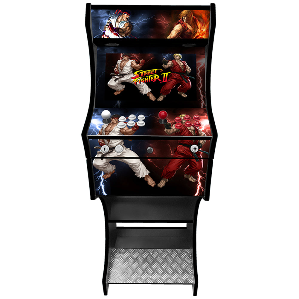Street Fighter v5 arcade cabinet left-side artwork view