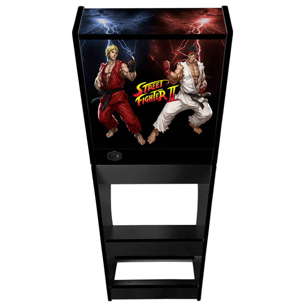 Street Fighter v5 arcade cabinet right-side artwork view