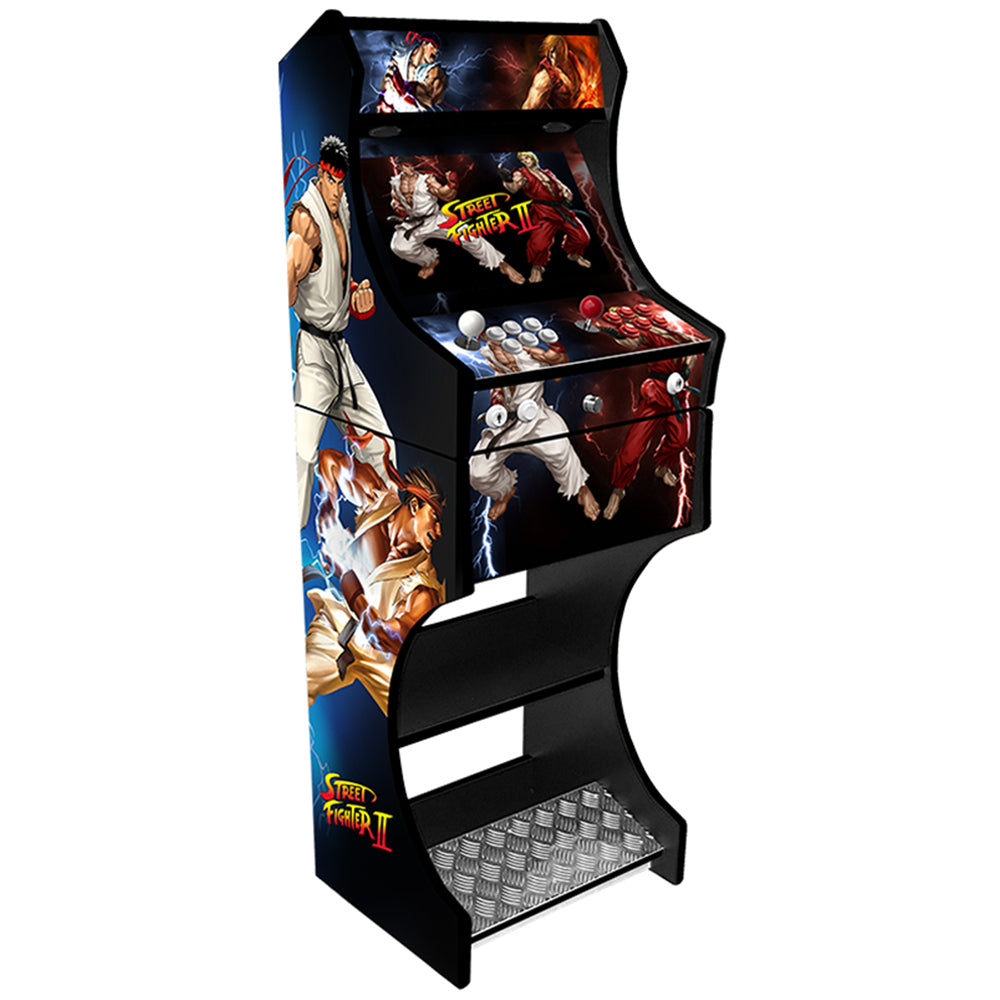 Street Fighter v5 two-player arcade machine front view