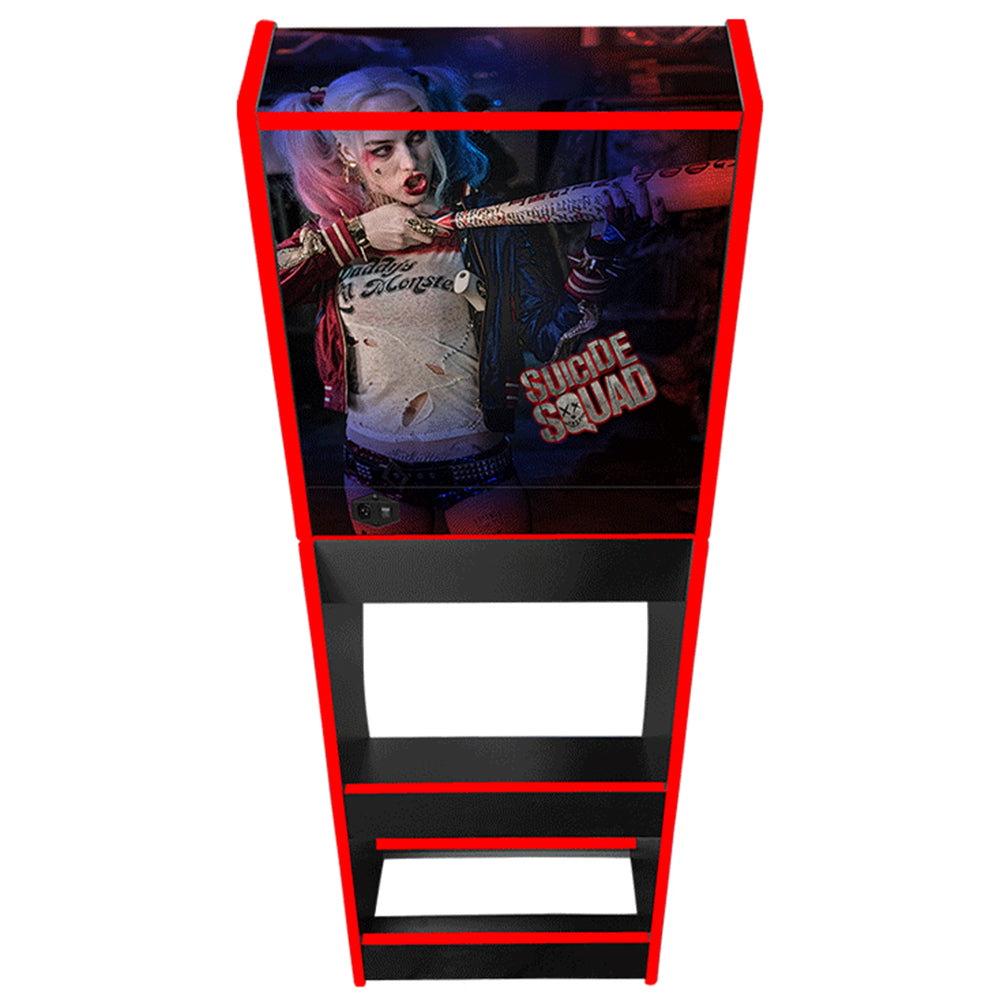 Suicide Squad arcade cabinet right-side artwork view