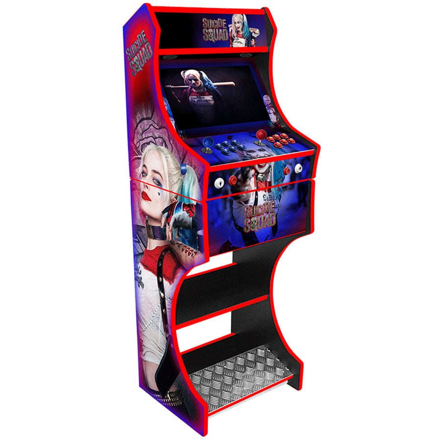 Suicide Squad two-player arcade machine front view