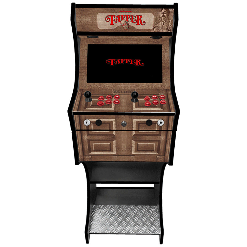 Tapper arcade cabinet left-side artwork view