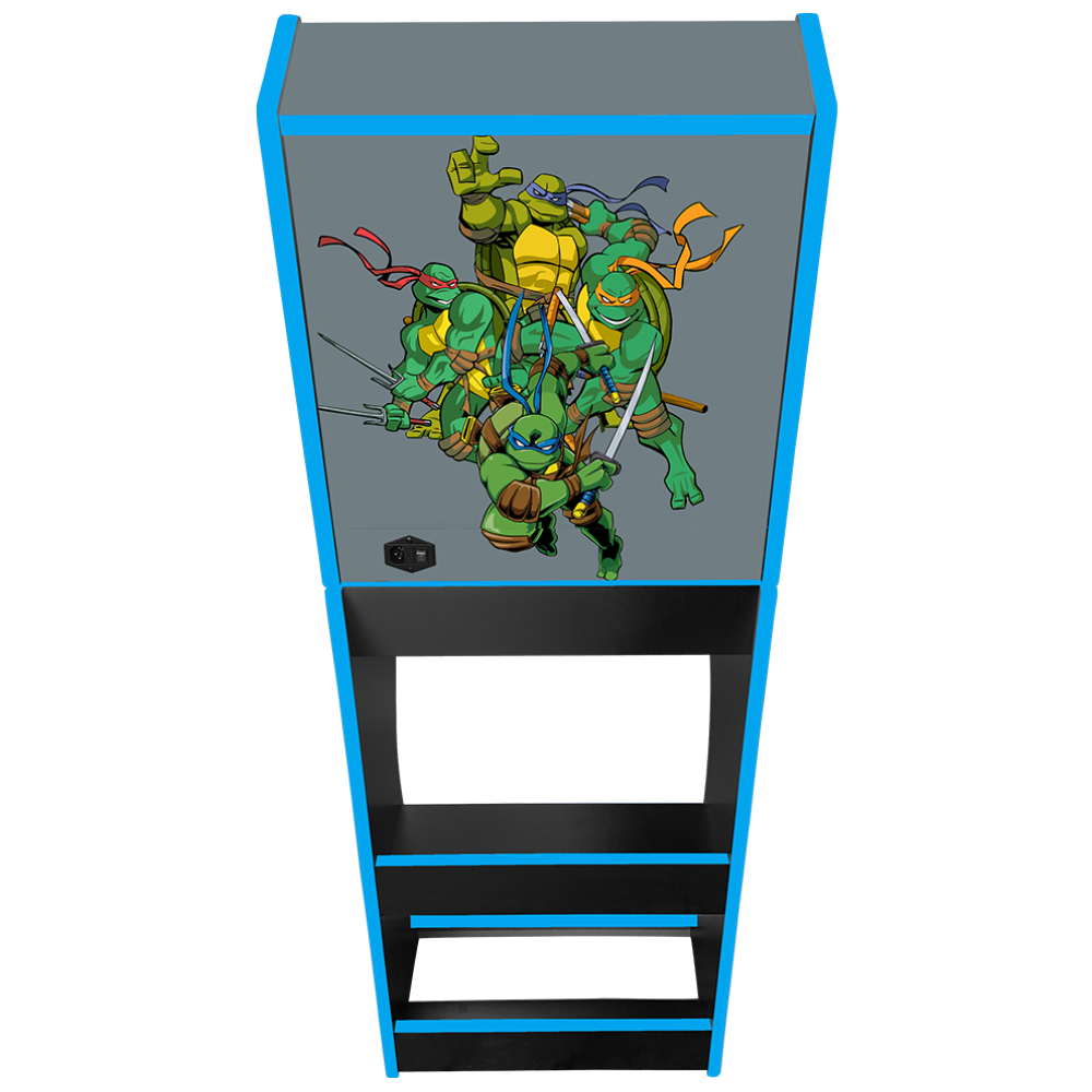 Teenage Mutant Ninja Turtles arcade cabinet right side view