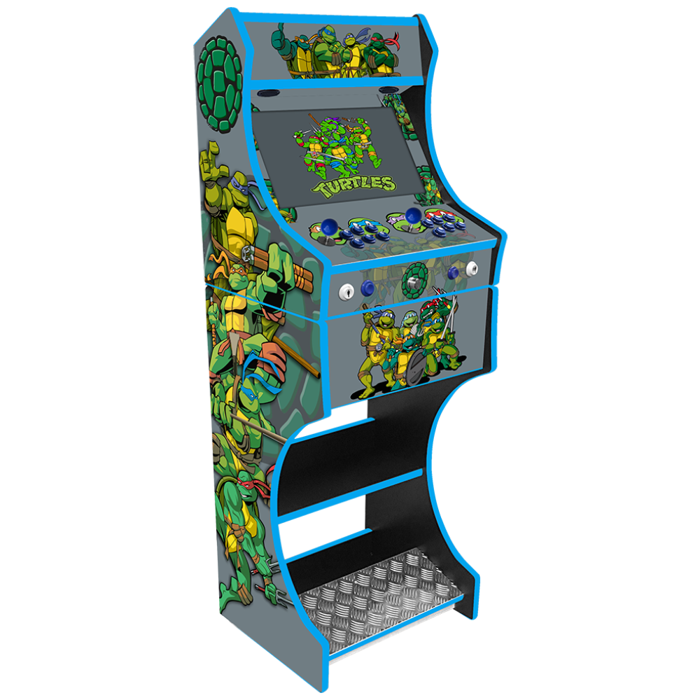 Teenage Mutant Ninja Turtles two-player arcade machine front view