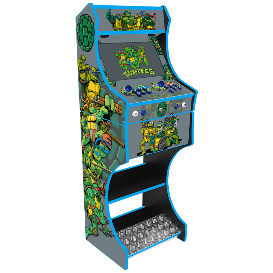 Teenage Mutant Ninja Turtles two-player arcade machine front view