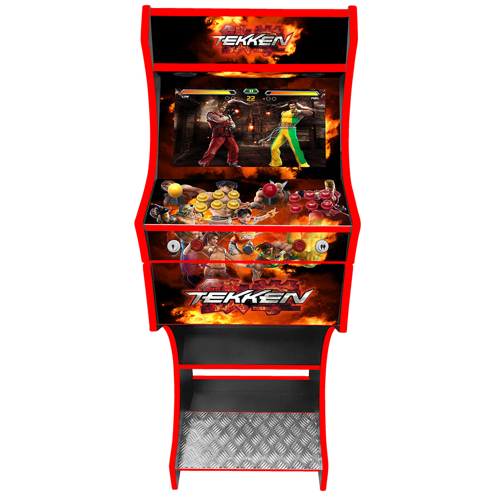 Tekken v1 arcade cabinet left side view