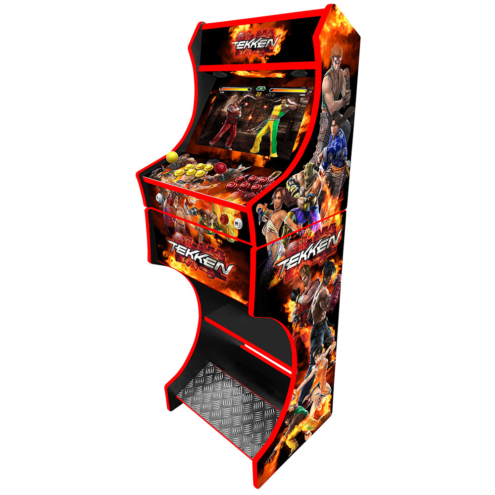 Tekken v1 arcade machine control panel close-up