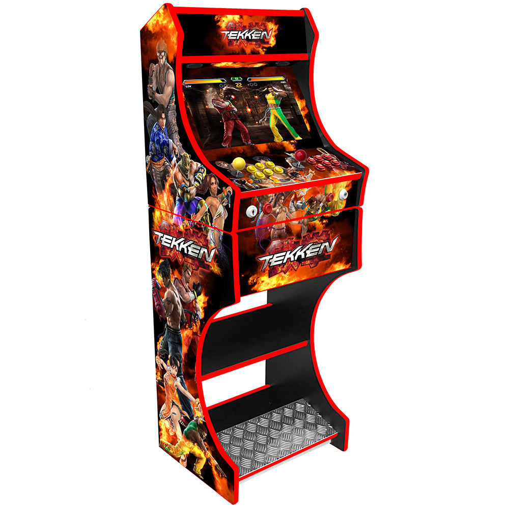Tekken v1 two-player arcade machine front view
