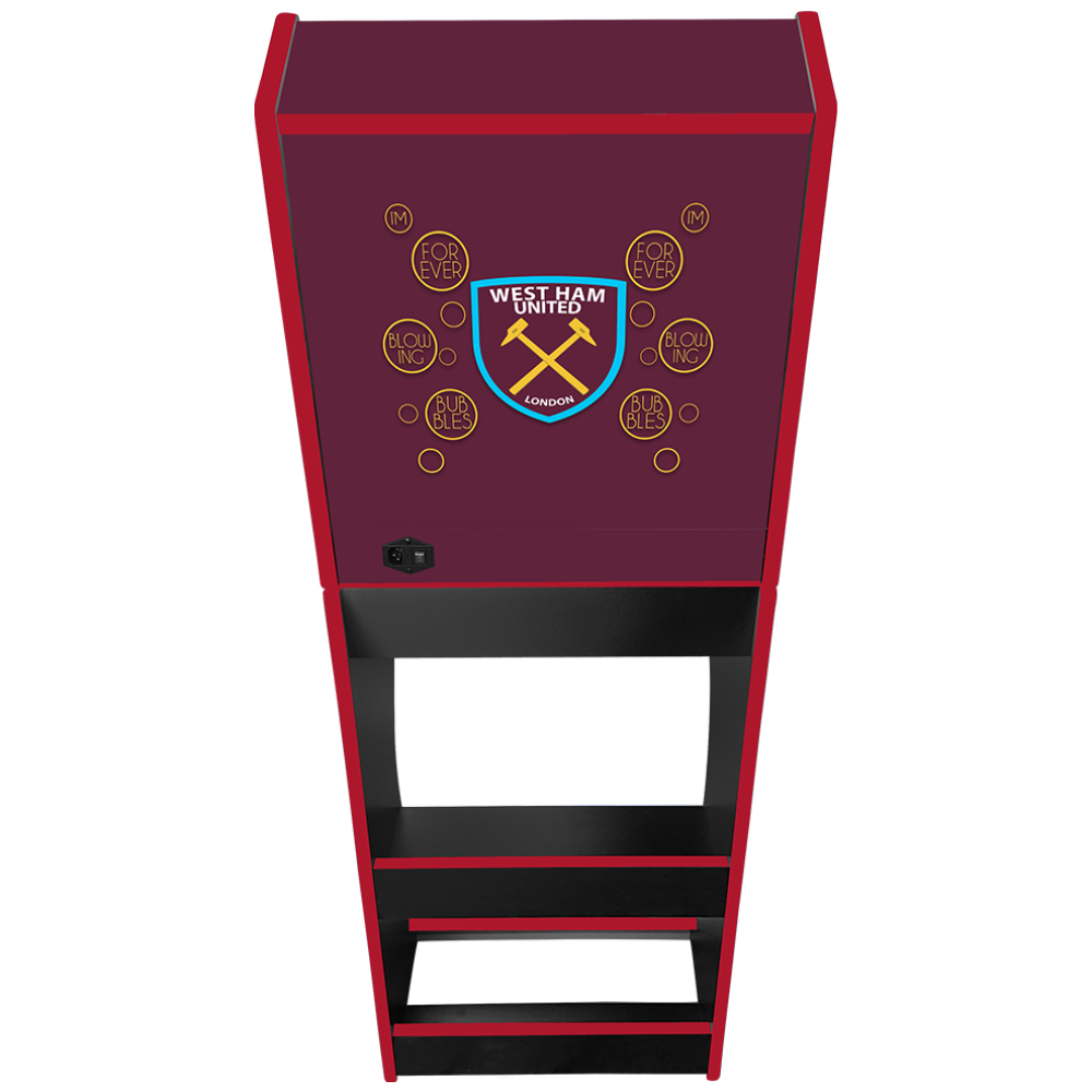 West Ham arcade cabinet right side view