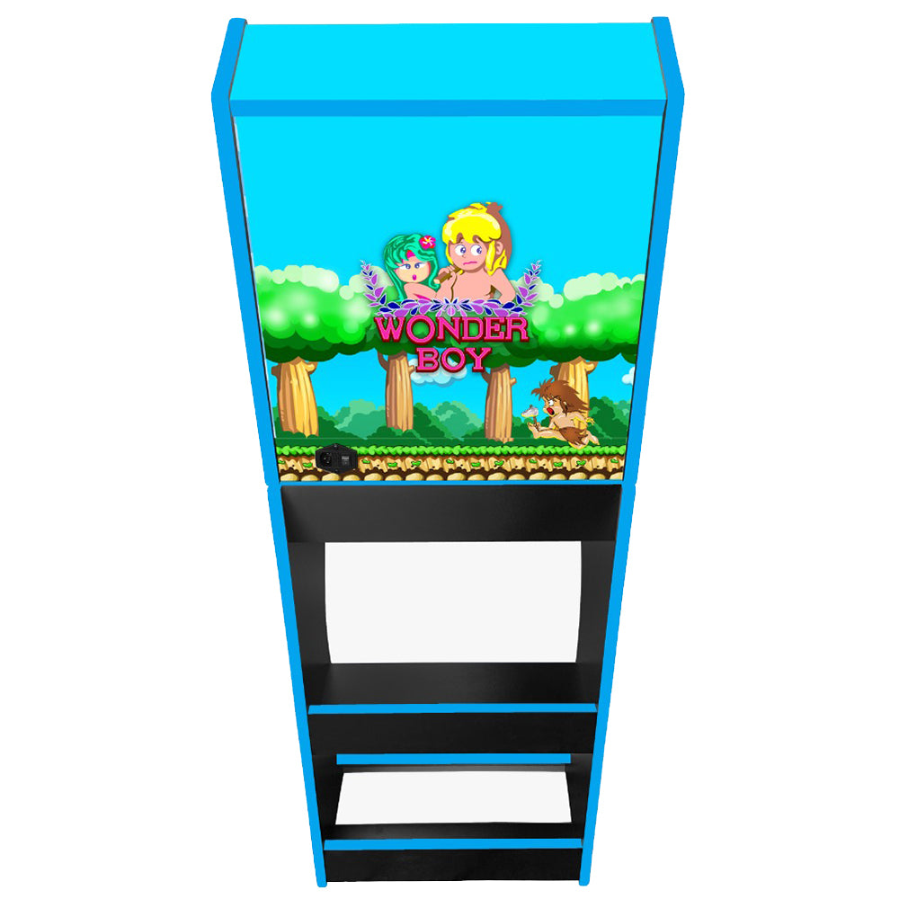 Wonder Boy arcade cabinet right side view
