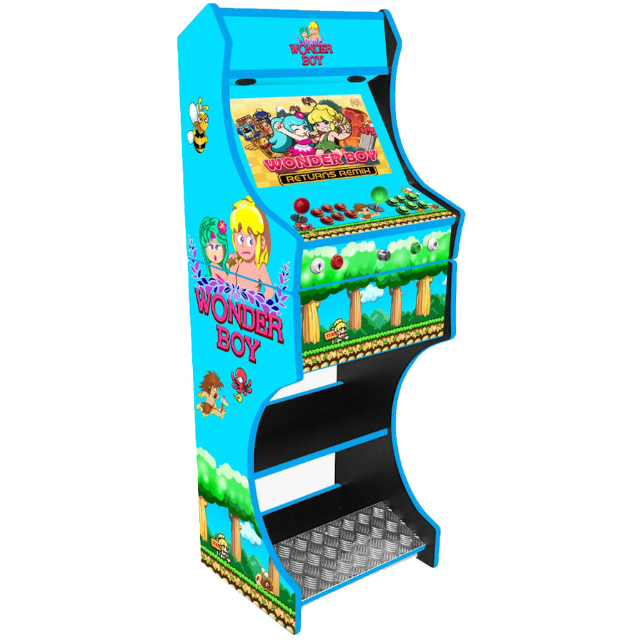 Wonder Boy two-player arcade machine front view